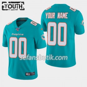 Miami Dolphins Tröjor Custom Nike Grön 100th - Barn